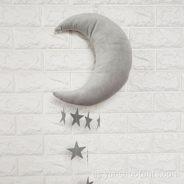 Adornos navideños para colgar en la pared de luna de alta calidad